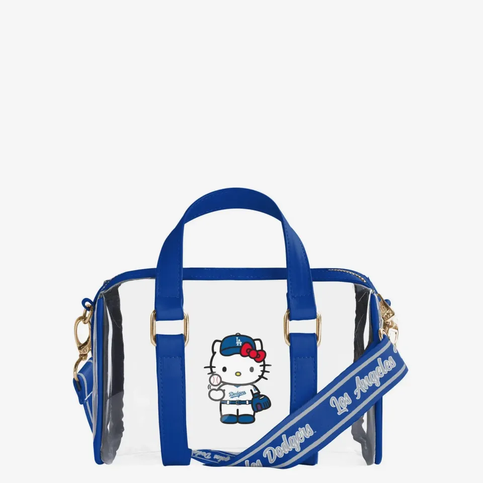 Hello Kitty x Los Angeles Dodgers Clear Barrel Bag gjennomsiktig veske