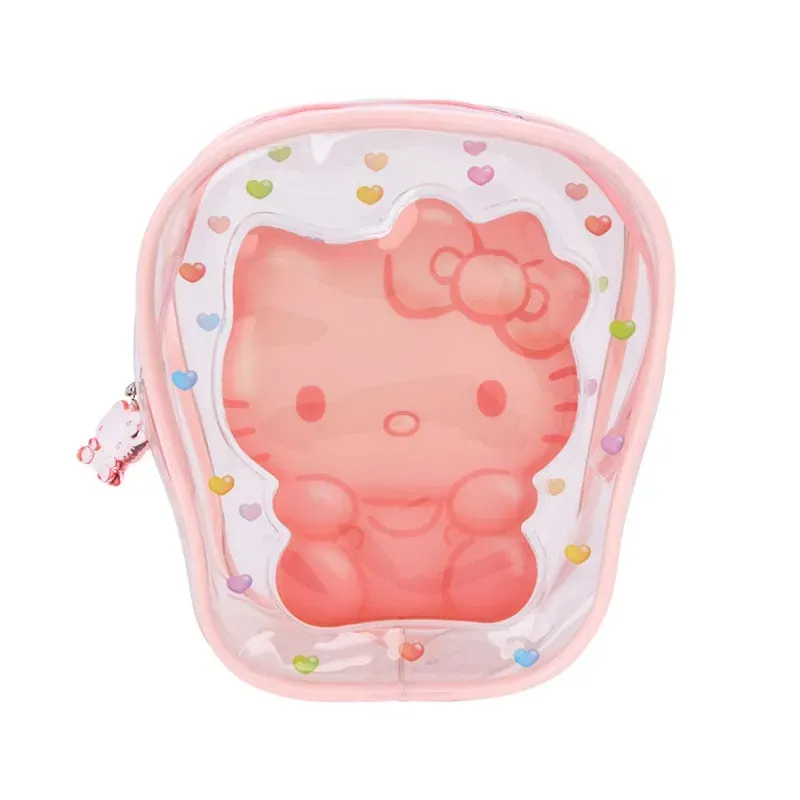 Hello Kitty Gummy Candy Series minipung med glidelås gjennomsiktig