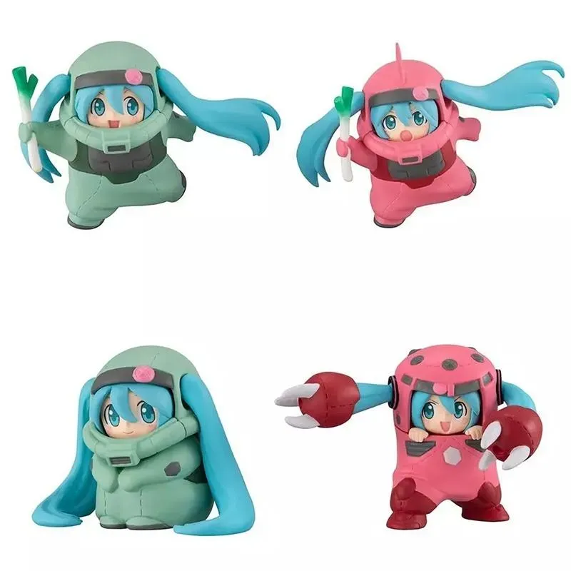Neo Tokyo Vocaloid Hatsune Miku x Gundam minifigur tilfeldig 5 cm PVC