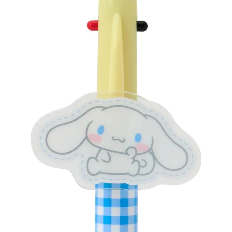 Hello Kitty Cinnamoroll 2-Color Gingham uttrekkbar penn svart og rød