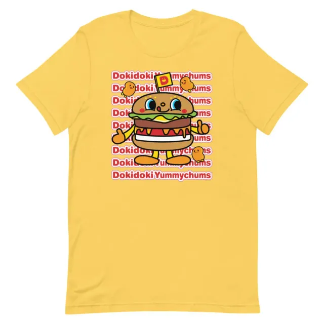 Hello Kitty Dokidoki Yummychums Watashi Wa T-skjorte gul