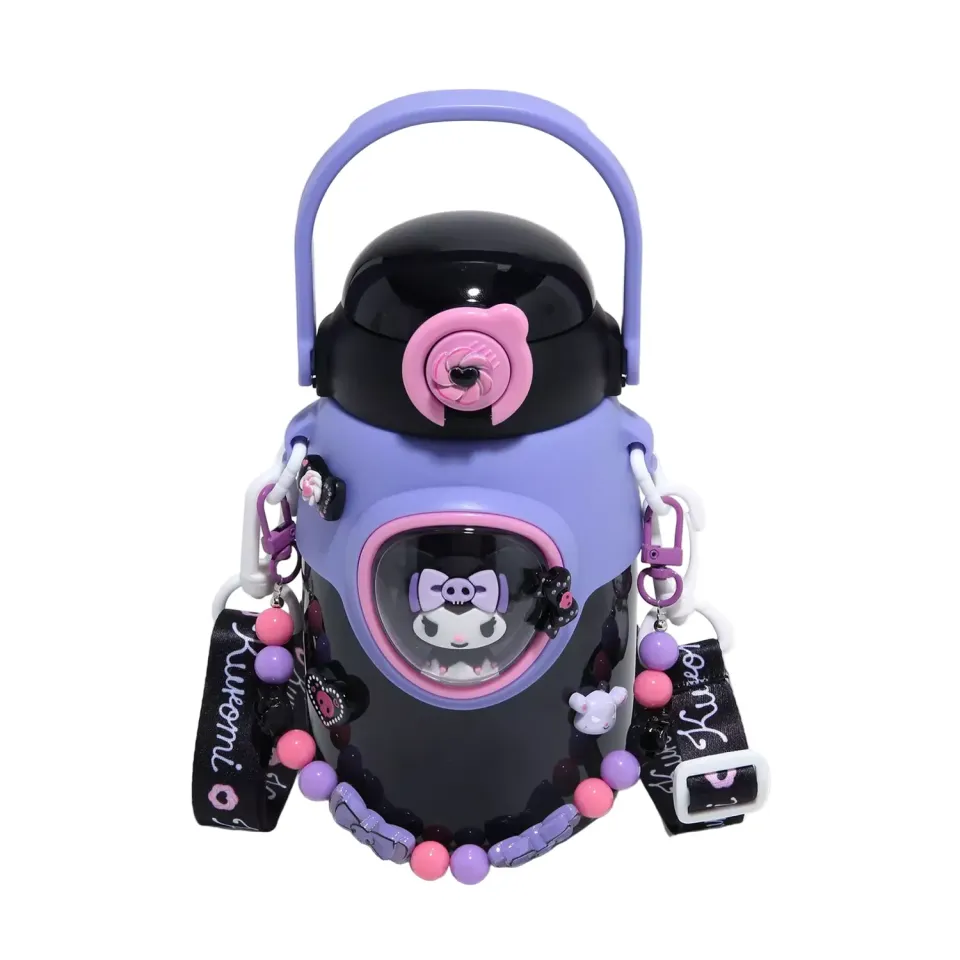 Kuromi vannflaske med stropp 946 ml plast