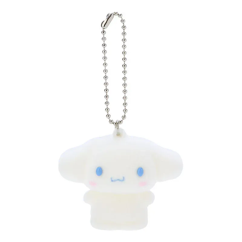 Hello Kitty Cinnamoroll flocked nøkkelringmaskot