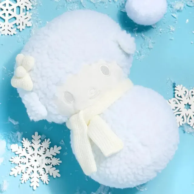 Hello Kitty My Sweet Piano 10" Holiday Snowman Plush plysjbamse