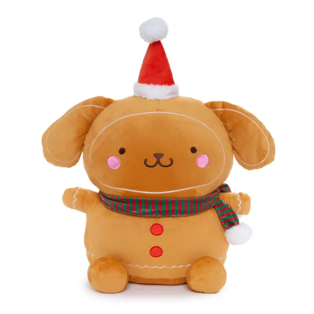 Hello Kitty Holiday Gingerbread Friends Pompompurin 12" Plush julebamse