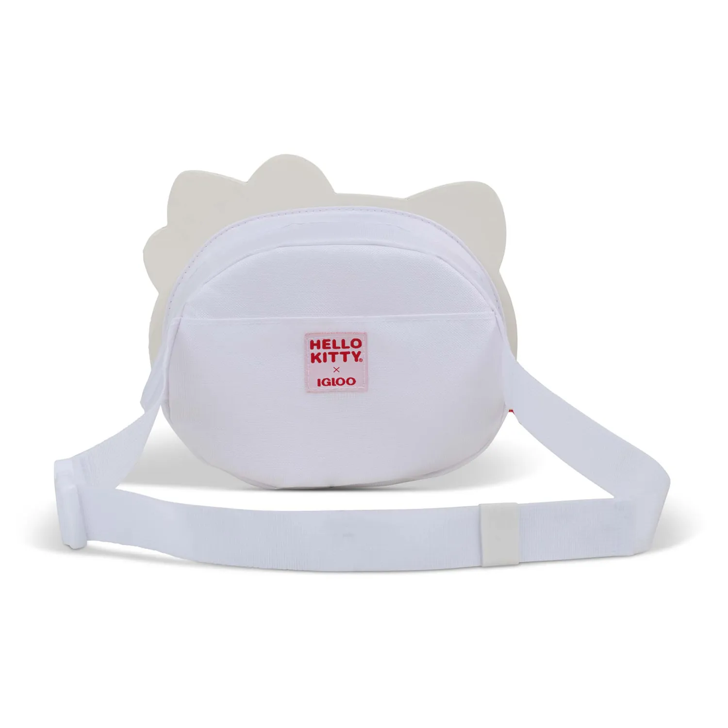 Hello Kitty x Igloo rhinestone kjølebag hvit rumpetaske