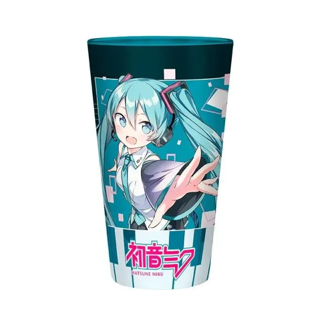 Vocaloid Hatsune Miku Cityscape stort glass 400 ml