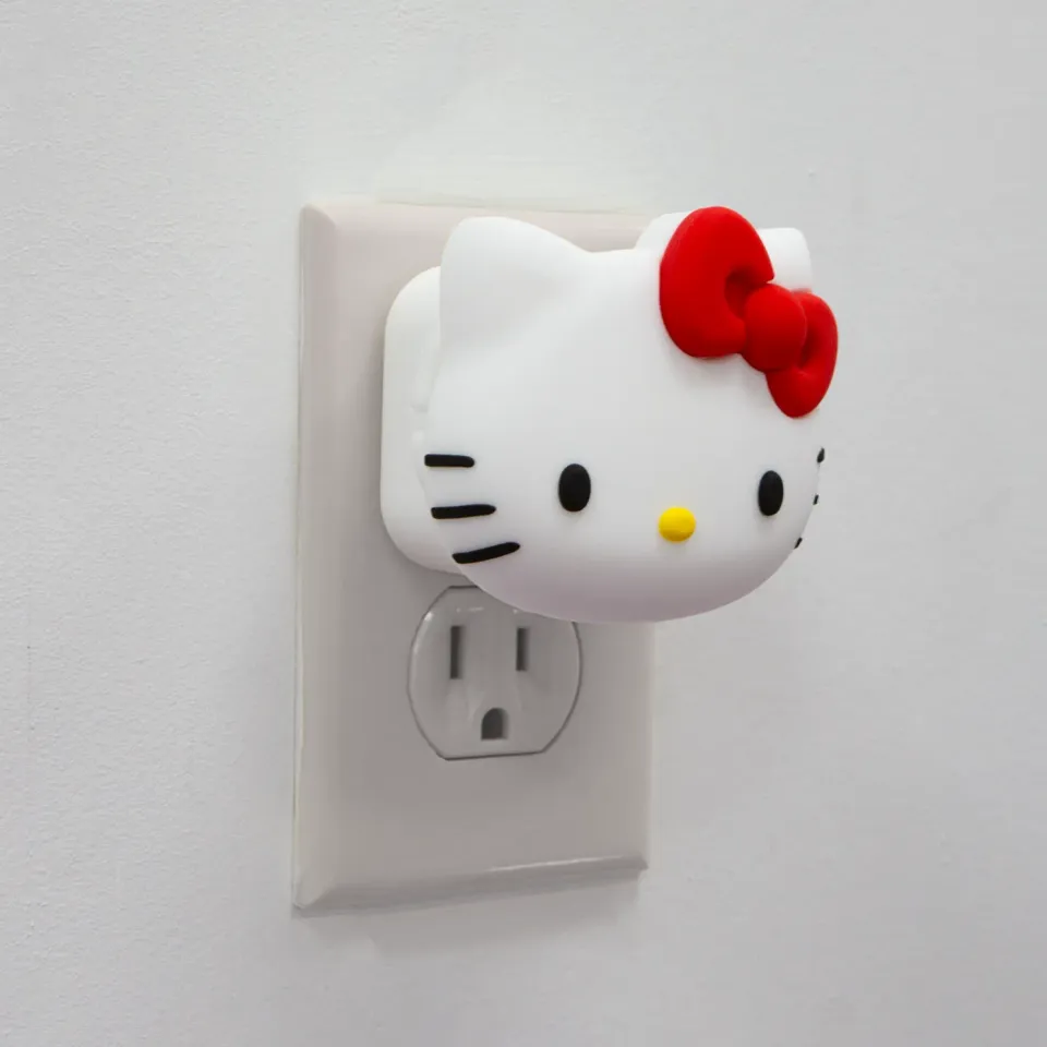 Hello Kitty x Sonix 3D silikon vegglader med USB-A og USB-C