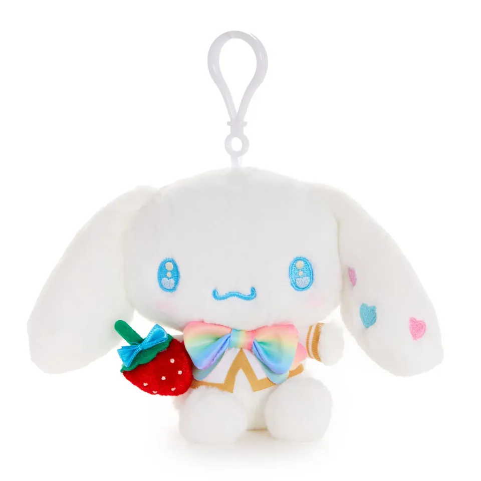 Hello Kitty Strawberry Rainbow Cinnamoroll Plush Mascot Clip – plysjklips