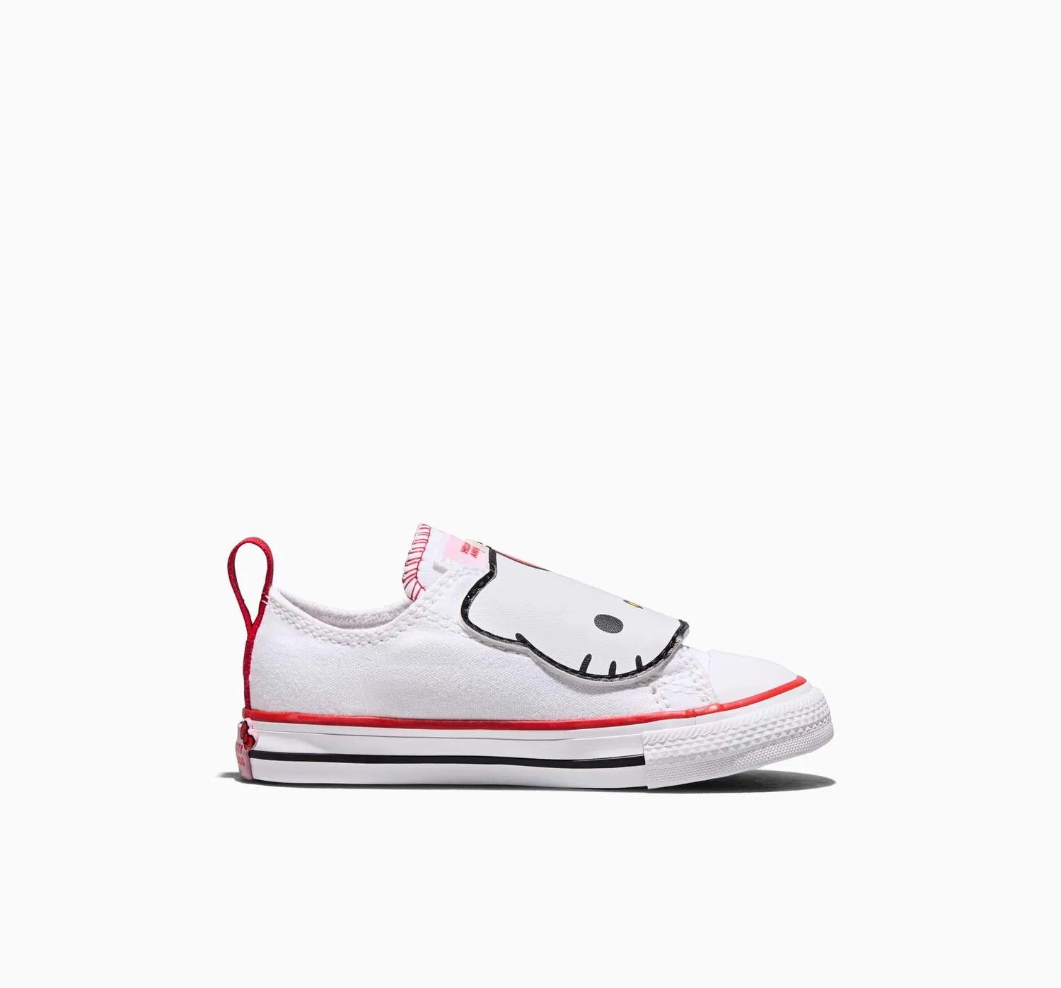 Converse Chuck Taylor All Star One Strap Easy-On Sneaker småbarnssko WT/WT/RD