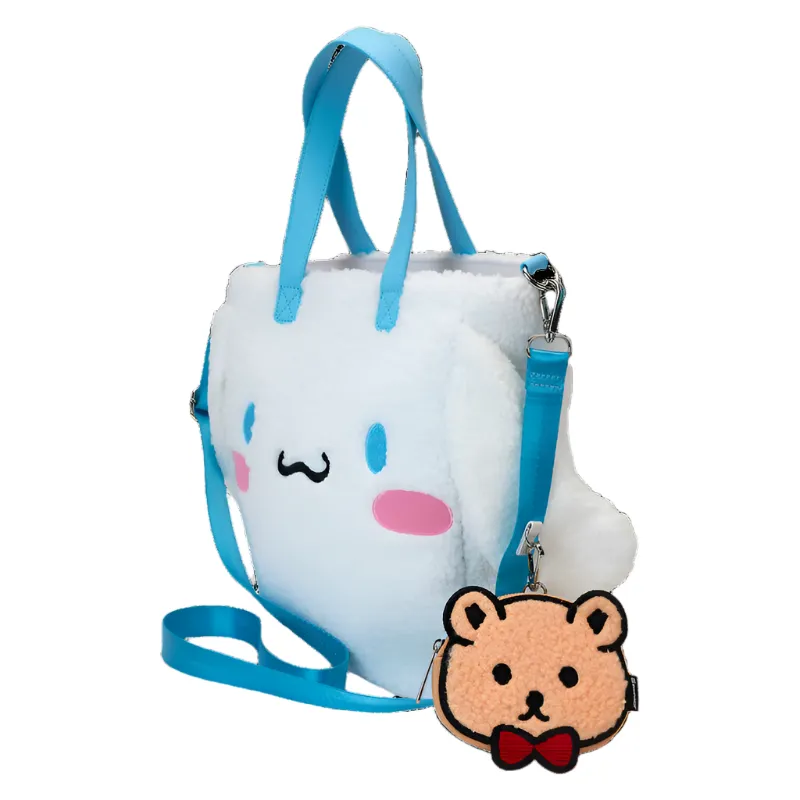 Hello Kitty Loungefly Cinnamoroll Sherpa toteveske med myntpung