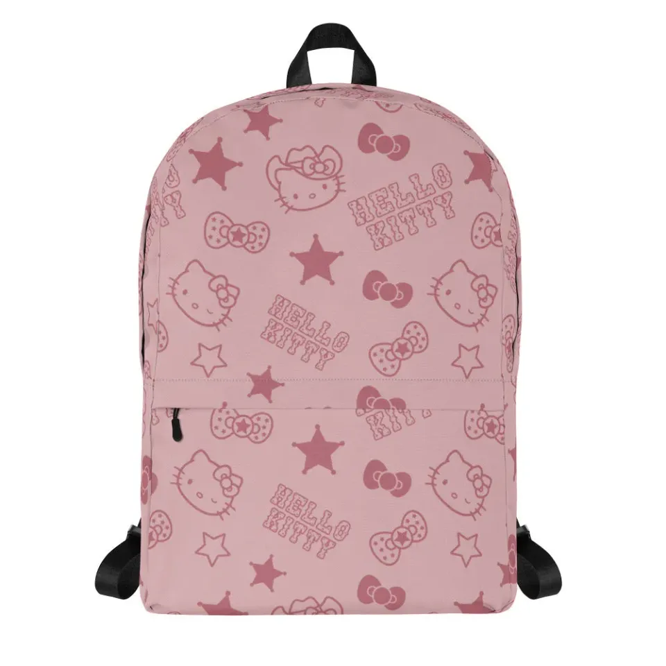 Hello Kitty Pink Western ryggsekk 15 tommer laptop vannavvisende