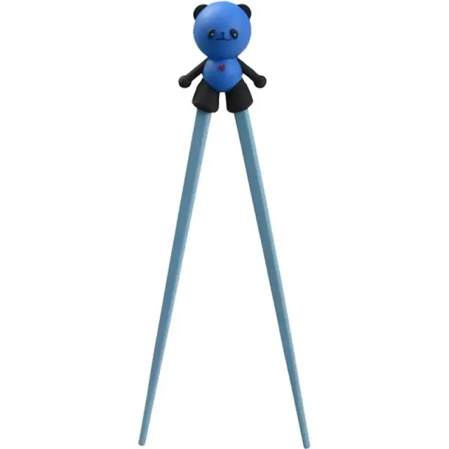 Neo Tokyo Training Chopsticks Blue Panda Bear treningsspisepinner 22 cm