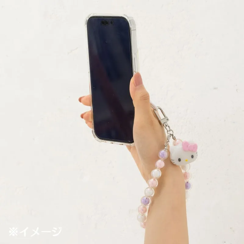 Hello Kitty Beaded Smartphone Charm mobilanheng med perler