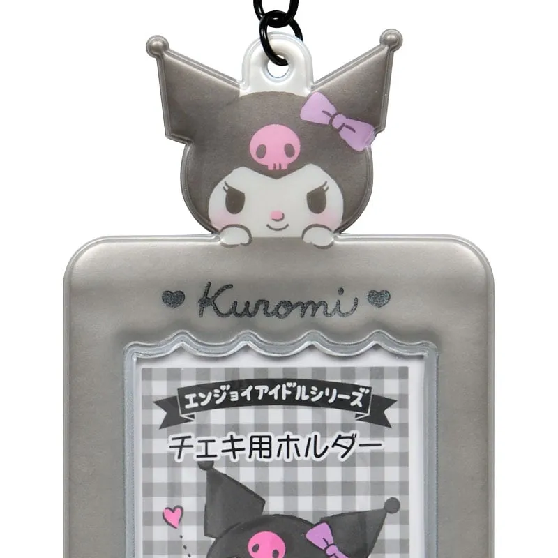 Hello Kitty Kuromi Mascot Photo Holder Charm for bilder og kort