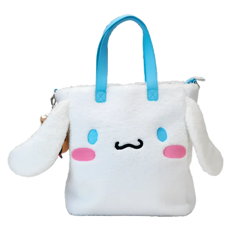 Hello Kitty Loungefly Cinnamoroll Sherpa toteveske med myntpung