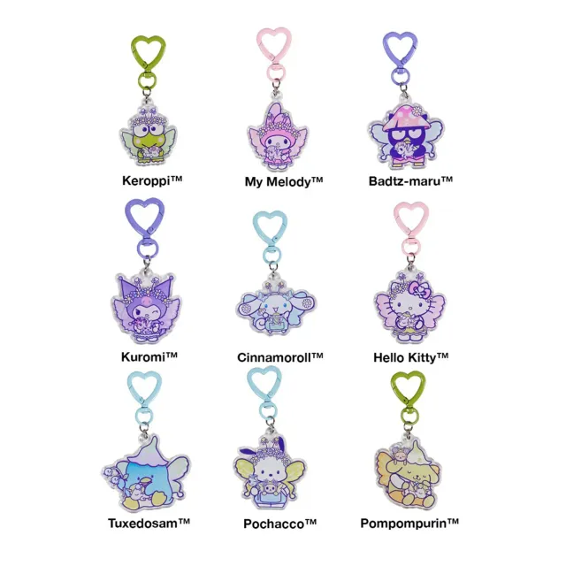 Hello Kitty and Friends x tokidoki Butterfly Garden akrylnøkkelring blind box