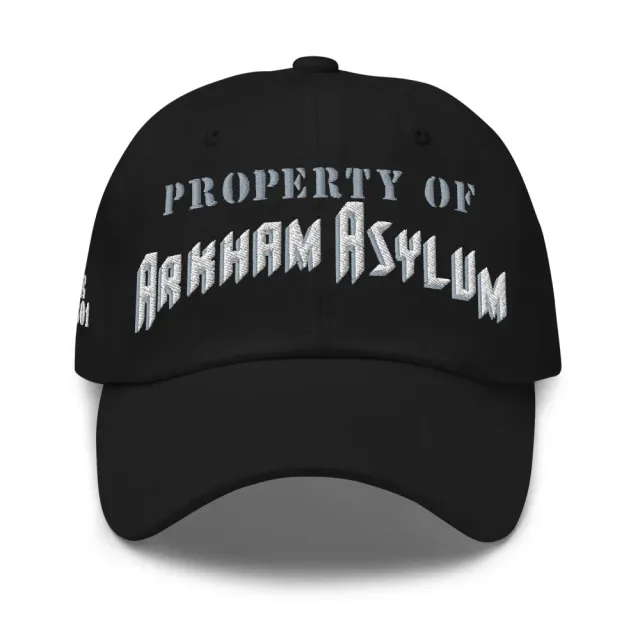 Batman: The Animated Series Arkham Asylum caps svart