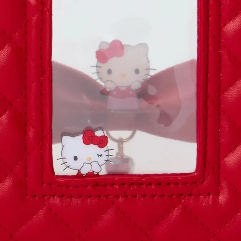 Hello Kitty Enjoy Idol Plush Display Carrying Case veske med vindu