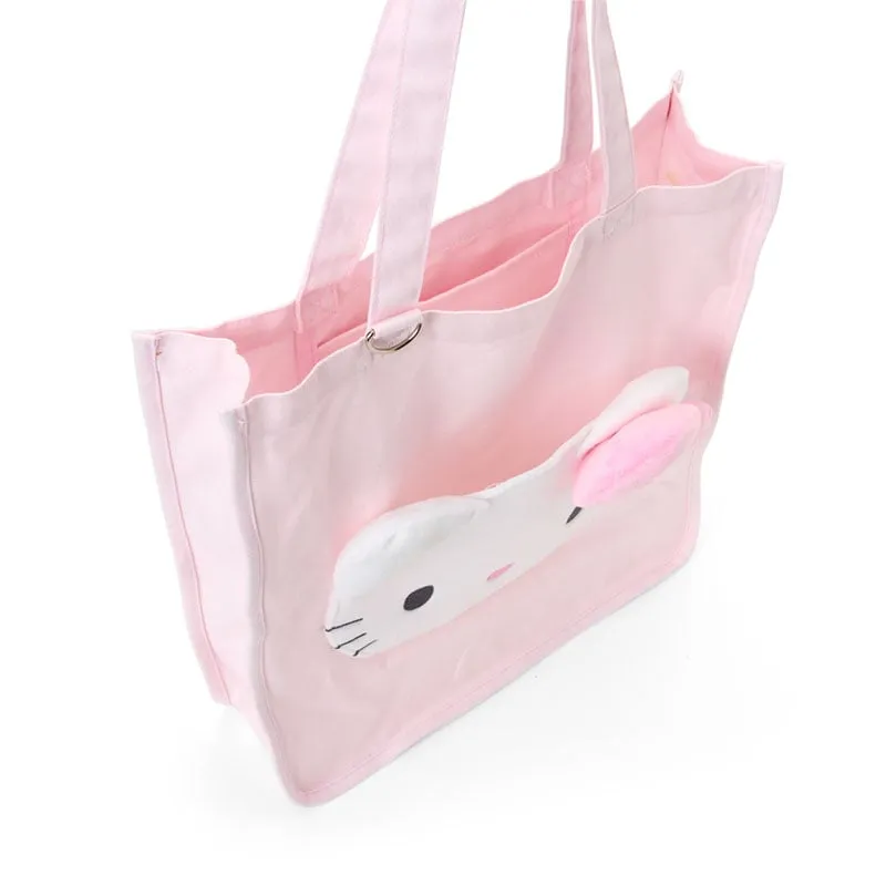 Hello Kitty I Love Hello Kitty Series Pink Tote Bag veske rosa bomull polyester