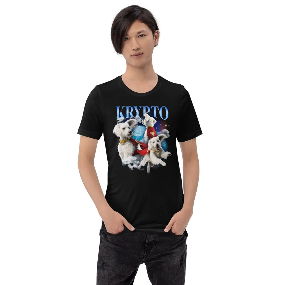 Batman Superman (2025 Movie) Krypto Heartthrob T-skjorte svart