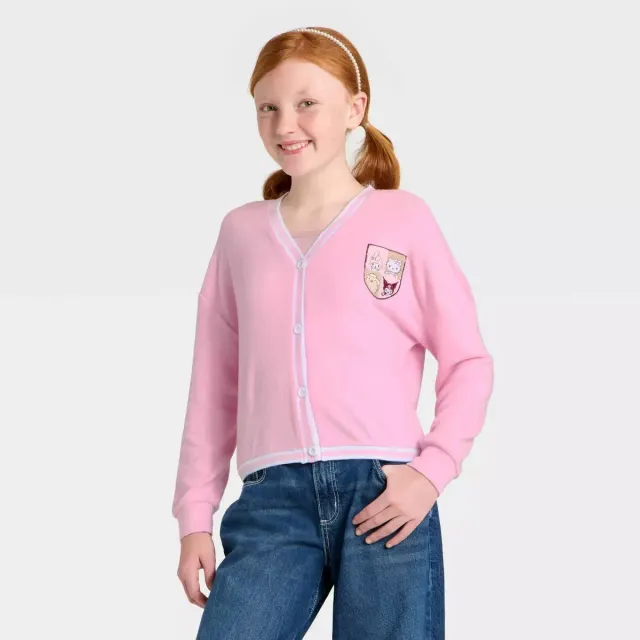 Hello Kitty and Friends Chenille Patch Fleece cardigan, flerfarget