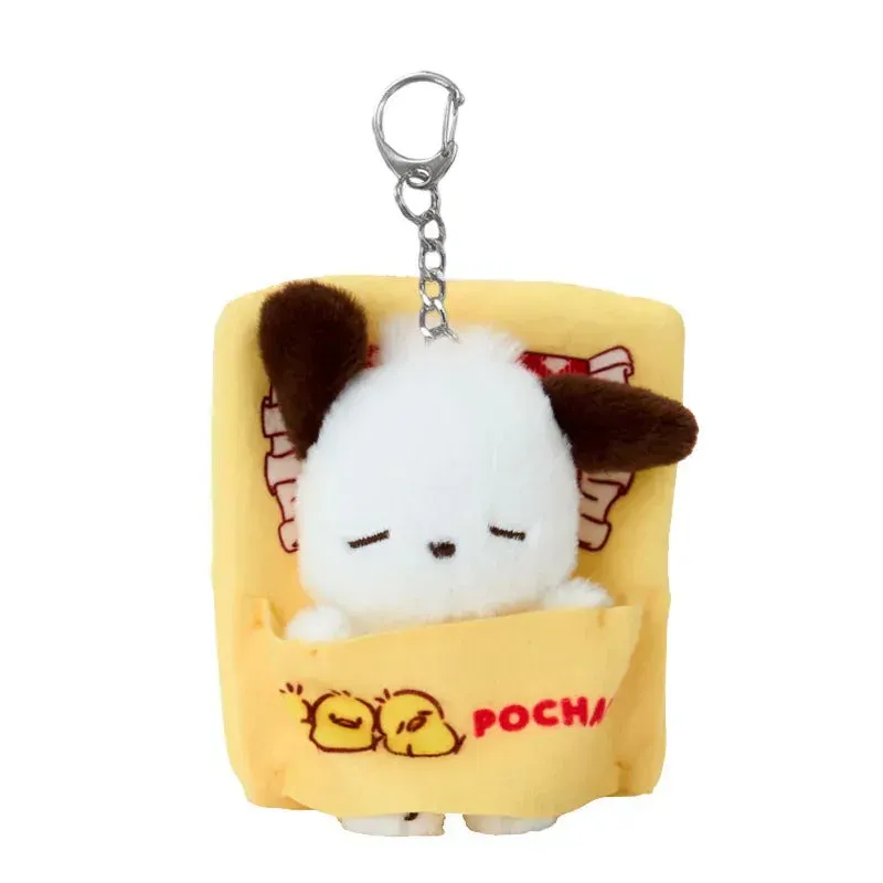 Hello Kitty I Love Pi-Chans Pochacco Nøkkelring, sovende