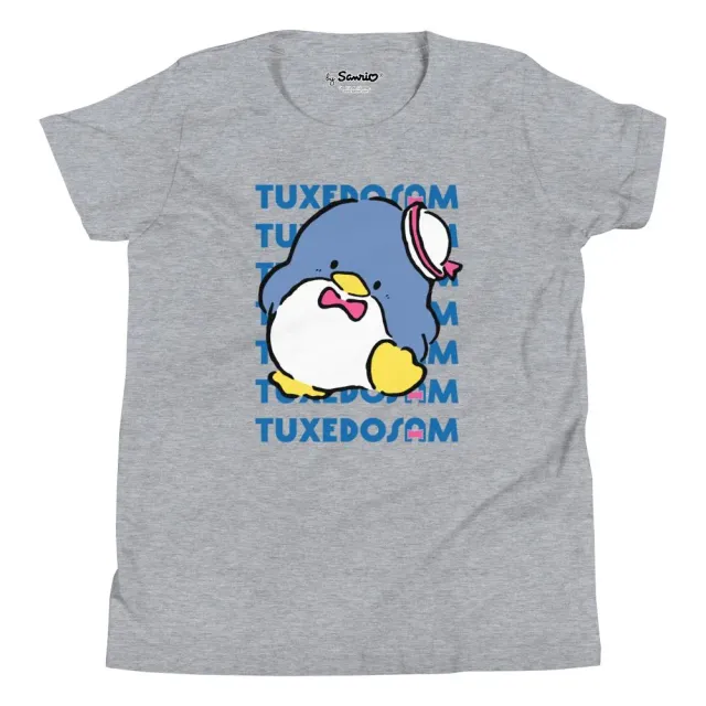 Hello Kitty Youth Tuxedosam Watashi Wa T-skjorte grå melert