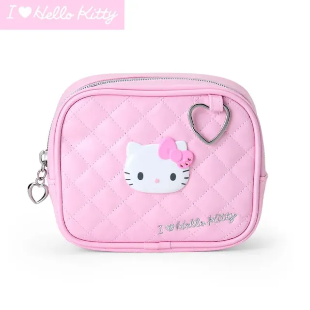 Hello Kitty I Love Hello Kitty Series quiltet sminkepung rosa