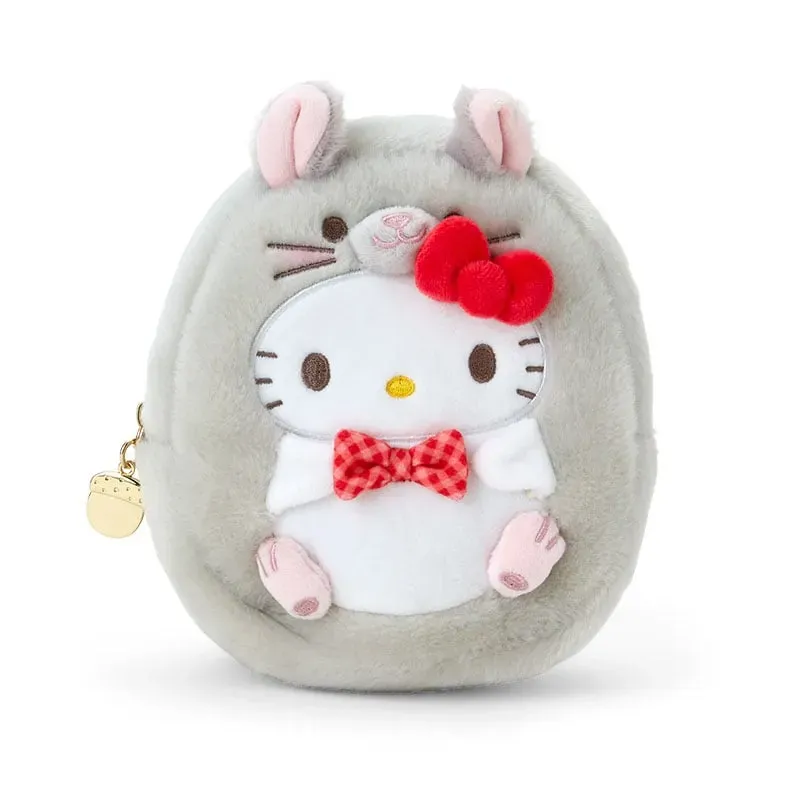 Hello Kitty Mini Zipper Pouch Fauna Friends pung med lomme