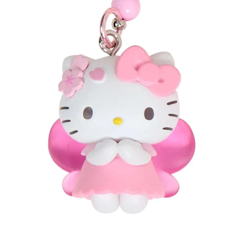 Hello Kitty Cherry Blossom Fairies bag charm med tre anheng