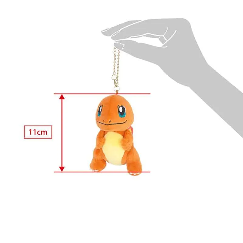 Neo Tokyo Pokémon Charmander plysjnøkkelring 11 cm polyester
