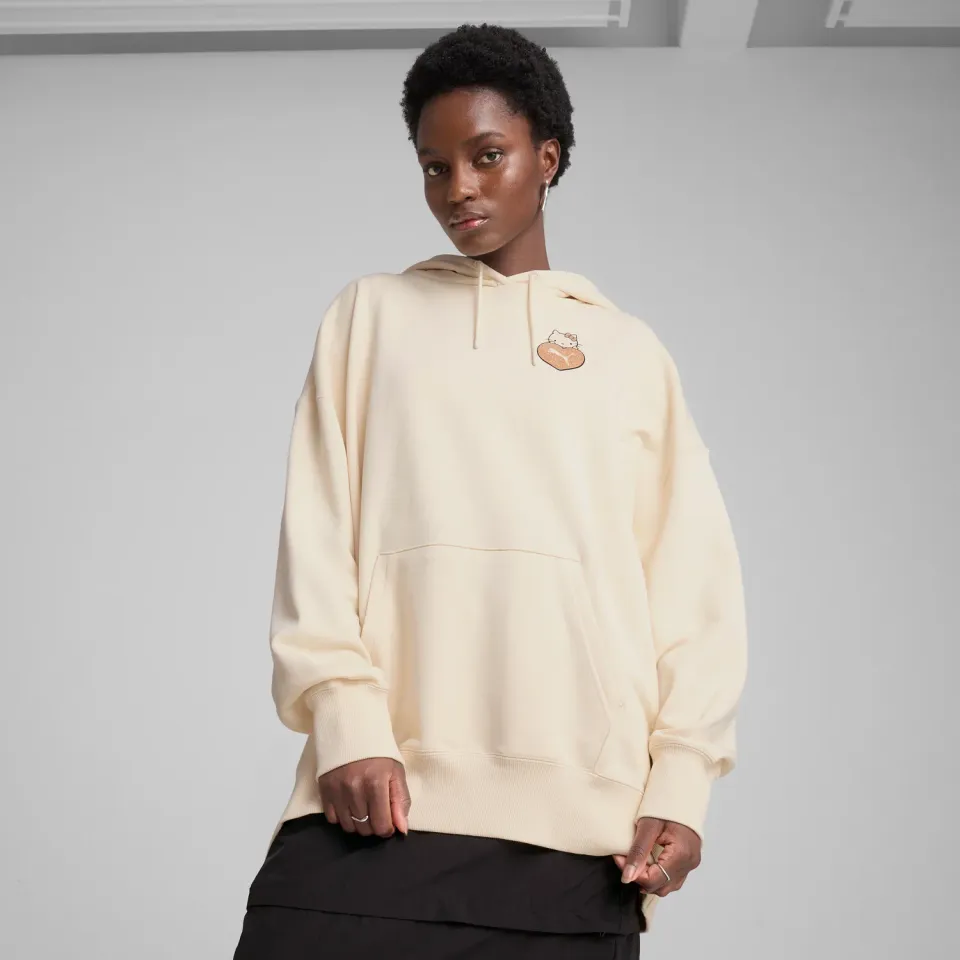 Hello Kitty x PUMA Graphic oversized hettegenser Alpine Snow