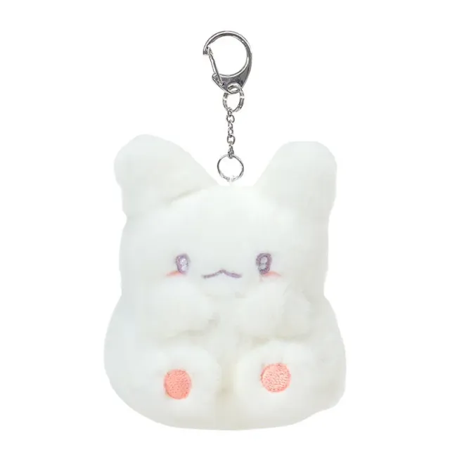 Hello Kitty Cloud Nap Series Hanamaruobake Plush Mascot Keychain nøkkelring