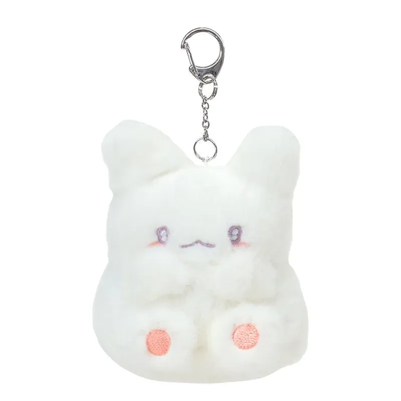 Hello Kitty Cloud Nap Series Hanamaruobake Plush Mascot Keychain nøkkelring