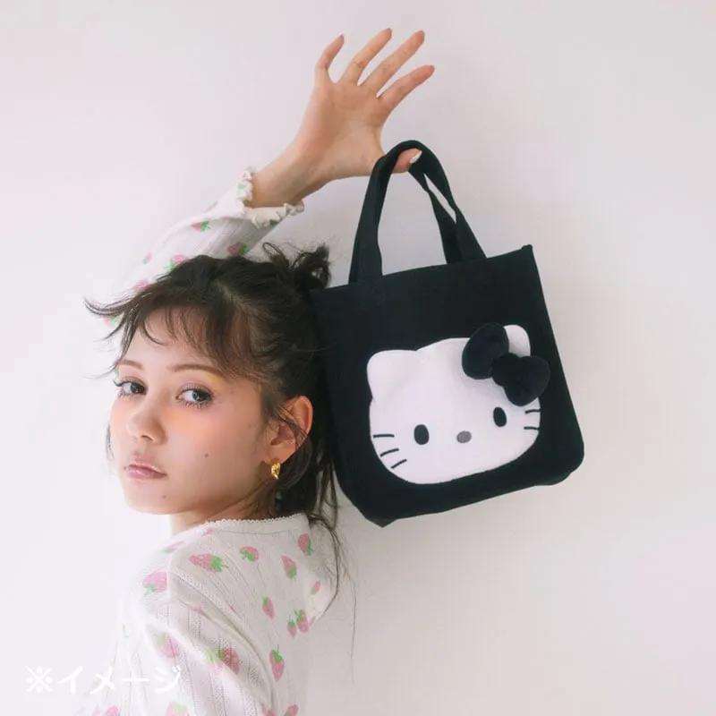 Hello Kitty I Love Hello Kitty Series 2-Way Black Mini Tote Bag svart