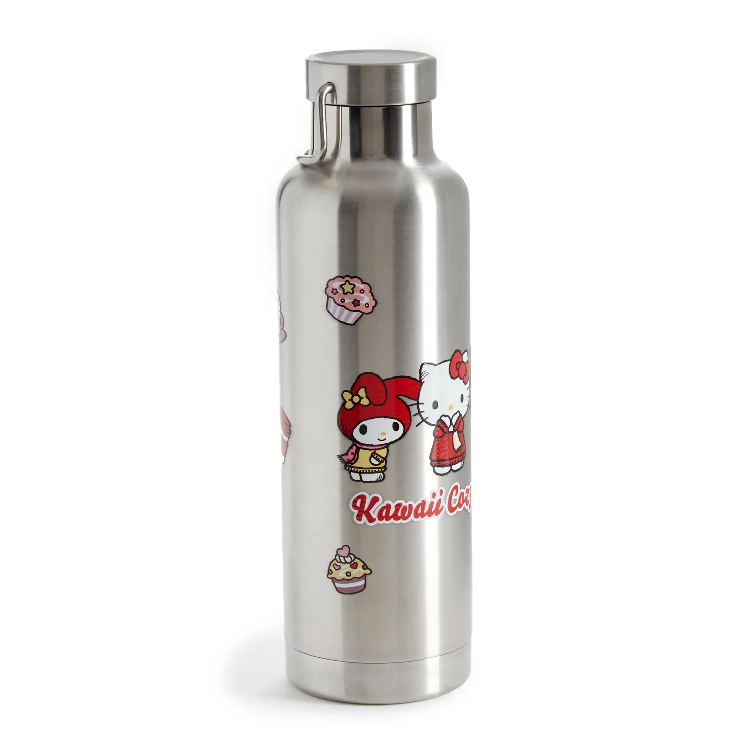 Hello Kitty Kawaii Cozy Club Hello Kitty and Friends vannflaske 740 ml stål