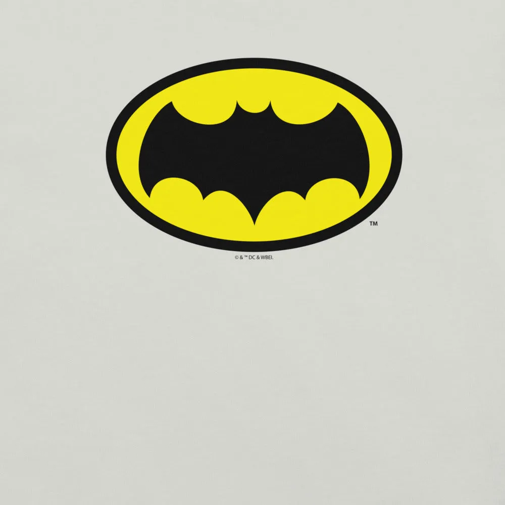 Batman Classic TV Series Batman Logo t-skjorte sølv