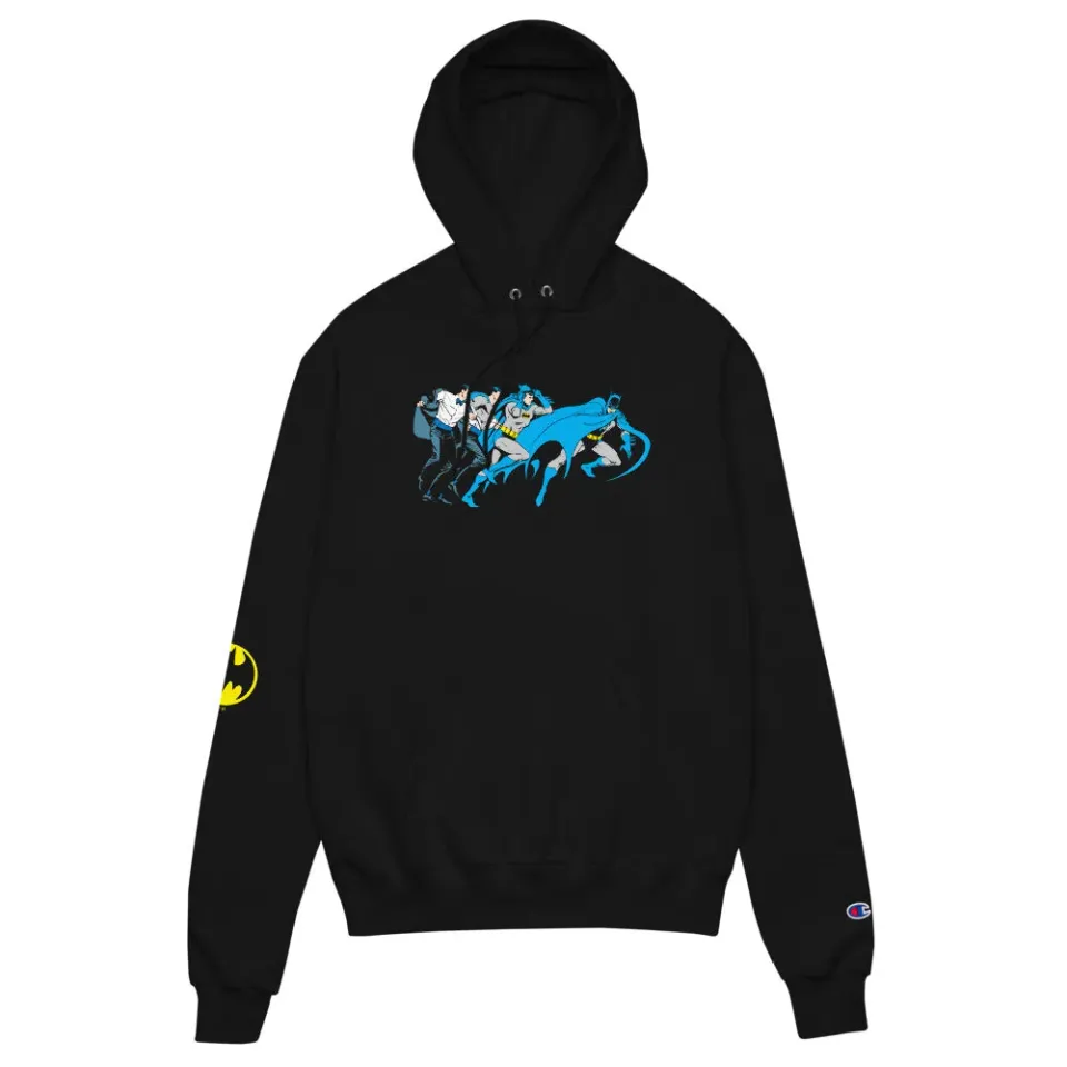 Batman Costume Change Champion® Hoodie hettegenser svart bomullsblanding