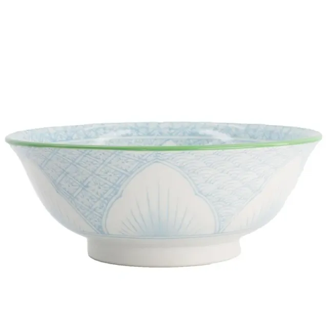 Neo Tokyo Japanese Ramen porselensbolle 1200 ml lyseblå lilje