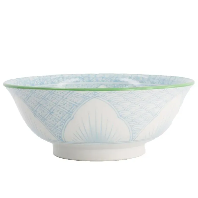 Neo Tokyo Japanese Ramen porselensbolle 1200 ml lyseblå lilje