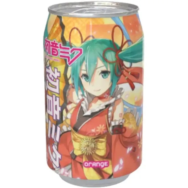 Neo Tokyo Vocaloid Hatsune Miku Orange Soda appelsinbrus 330 ml