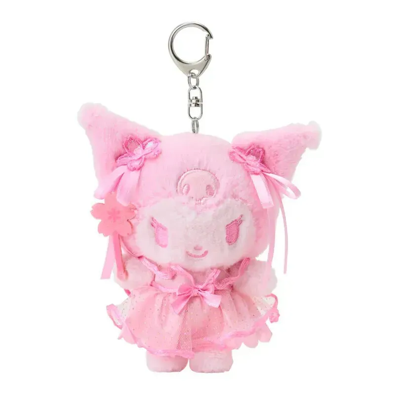 Kuromi Cherry Blossom Fairies plysjnøkkelring 5 tommer