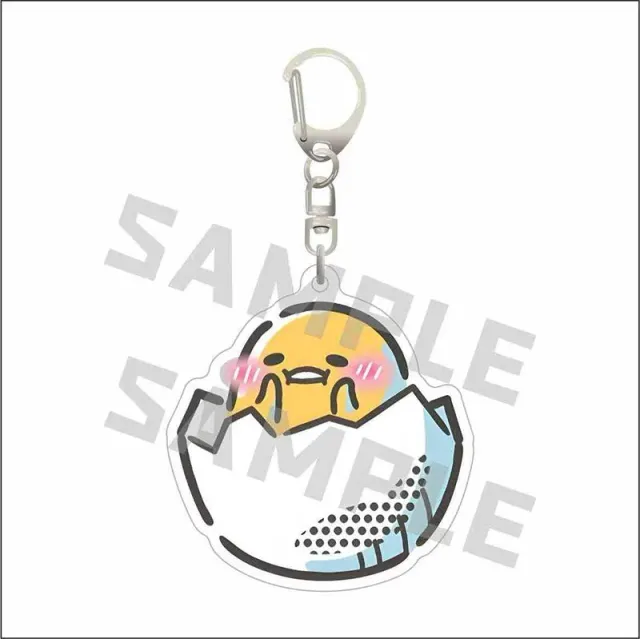 Sanrio Gudetama Comic Style akrylnøkkelring