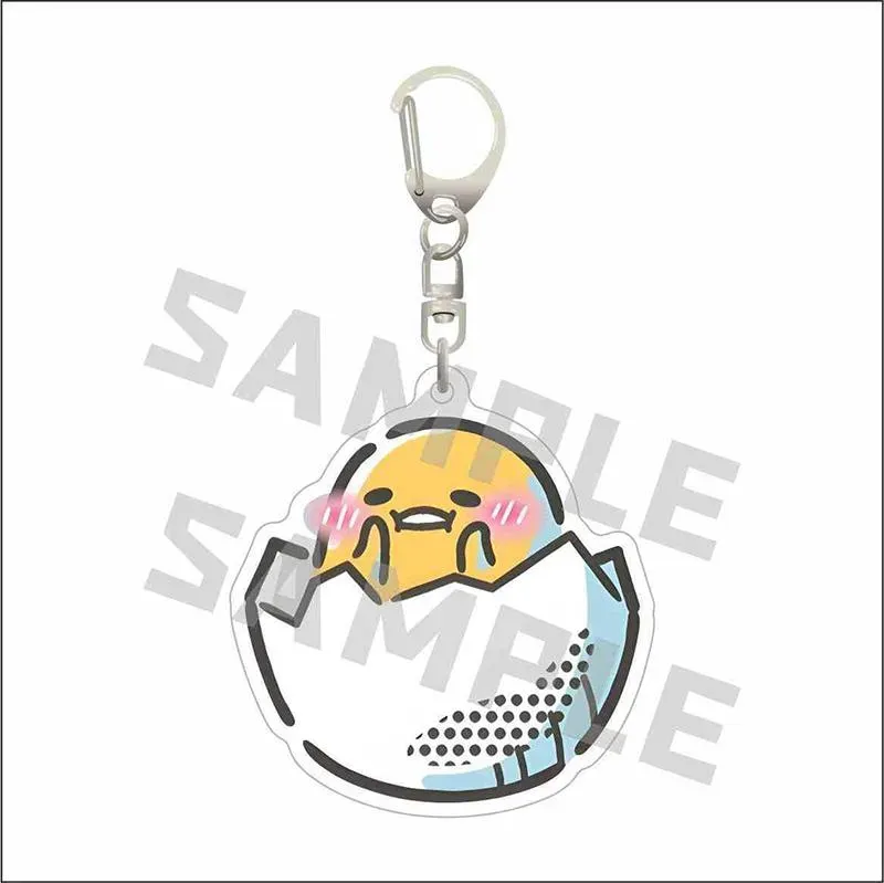 Sanrio Gudetama Comic Style akrylnøkkelring