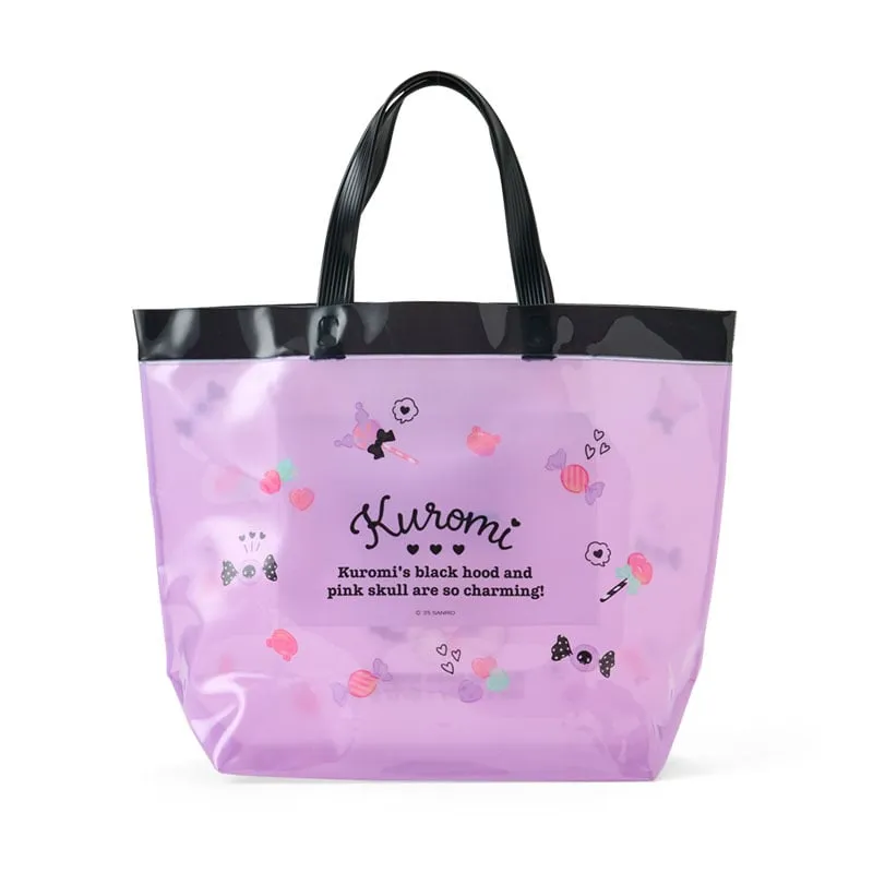 Hello Kitty Kuromi Clear Vinyl totebag gjennomsiktig