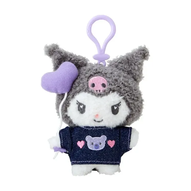 Hello Kitty Denim Patch Series Kuromi nøkkelringmaskot med klips