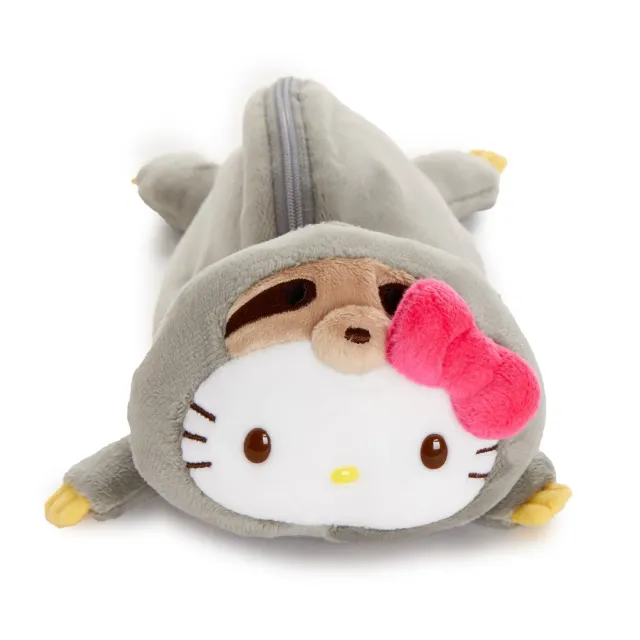 Hello Kitty Sloth Mini Pouch Tropical Animal plysjpung