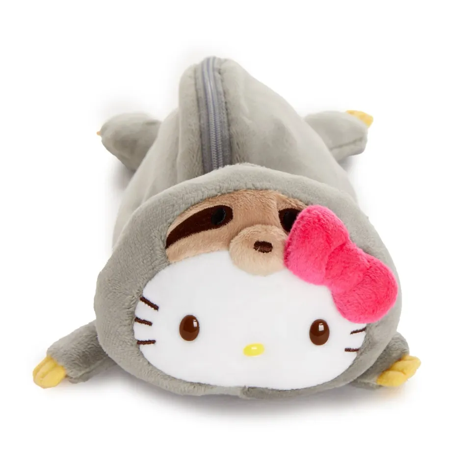 Hello Kitty Sloth Mini Pouch Tropical Animal plysjpung