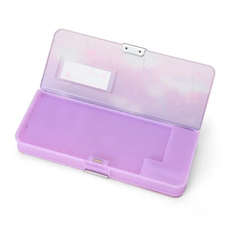 Hello Kitty Kuromi Translucent 2-Way Pencil Case pennal gjennomsiktig